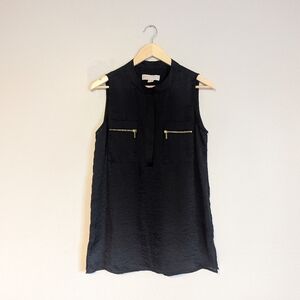 Michael Kors Silky Black Tank
